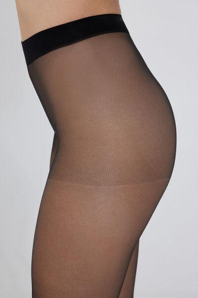 20 Denier Sheer Tights, Set Of 2, Black, , large image number 2