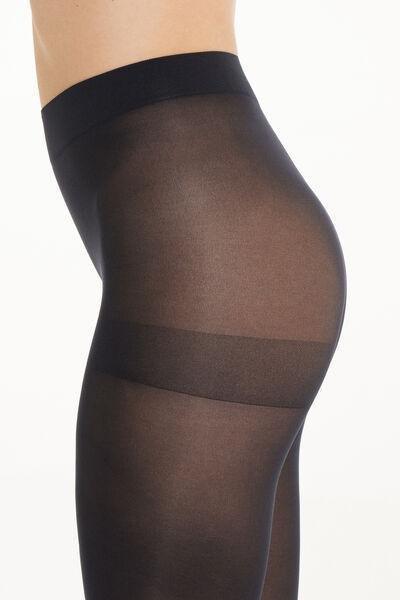 Tezenis - Black 2 X 50 Den Opaque Microfibre Tights