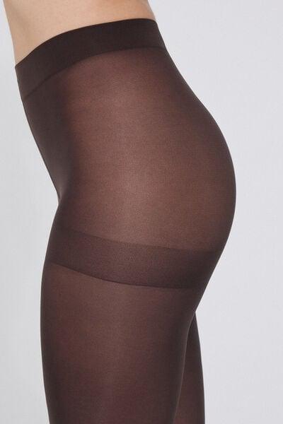 50 Denier Opaque Tights, Set Of 2, Multicolour, Brown/black, large image number 2