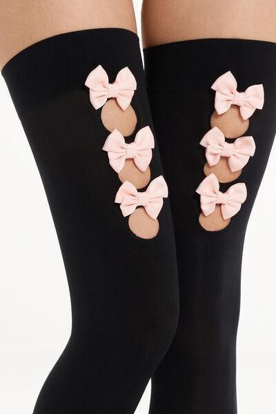 100 Denier Stockings, Black, , large image number 2