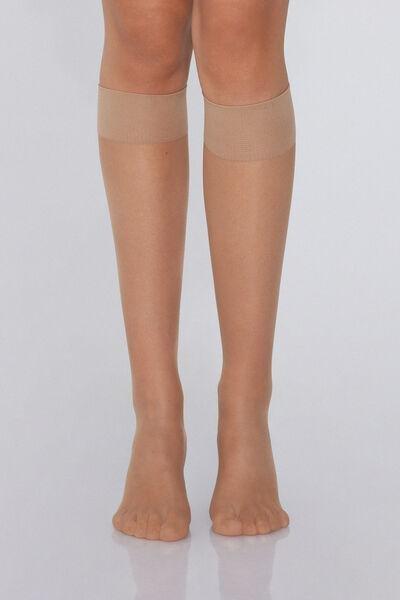 20 Denier Sheer Knee-Highs, Nude, Natural Nude, large image number 0