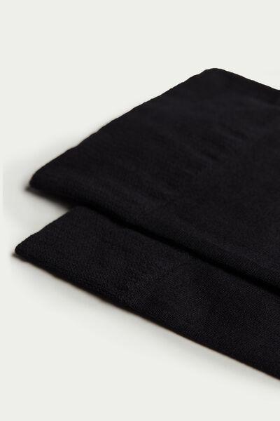 Black 2 X 50 Den Microfibre Knee-Highs, Black, large image number 3