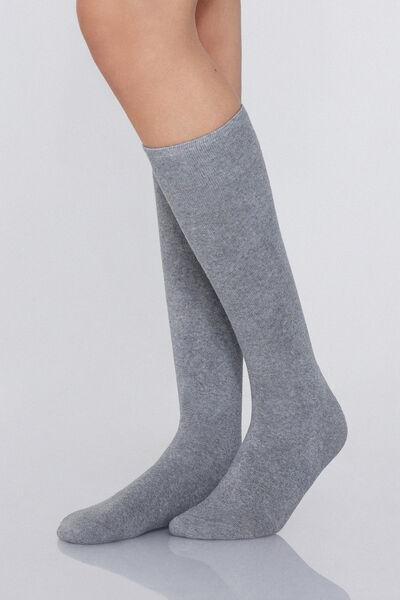 Multicolour Long Thermal Cotton Socks, 5701_9301, large image number 0