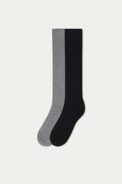 Multicolour Long Thermal Cotton Socks, 5701_9301, large image number 1