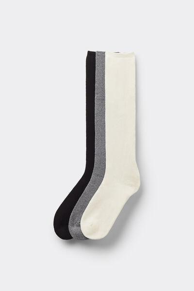 Multicolour Long Socks, Set Of 3, 5701_638Y, large image number 0