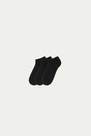 Tezenis - Black 3 X Invisible Sport Socks In Cotton, Unisex