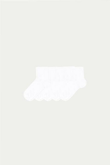 Tezenis - White 5 X Short Cotton Socks, Women