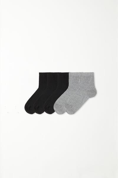 Multicolour Short Socks, Set Of 6, , medium