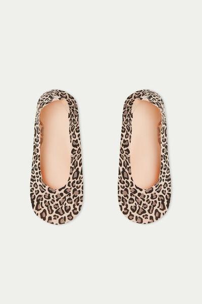 Brown Patterned Cotton Shoe Liners, 5701_665U, large image number 0