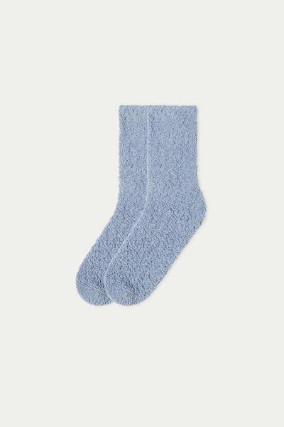 Blue Super Soft Short Socks, , large image number 0