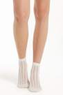 Tezenis - VELATO RIGHE PANNA Short Patterned Cotton Socks