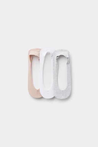 Multicolour Low Cut Socks, Set Of 3, 5701_674Y, large image number 0