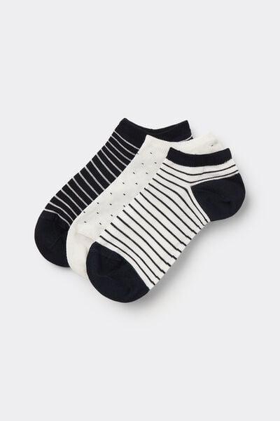 Multicolour Patterned Socks, Set Of 3, 5701_686Y, medium