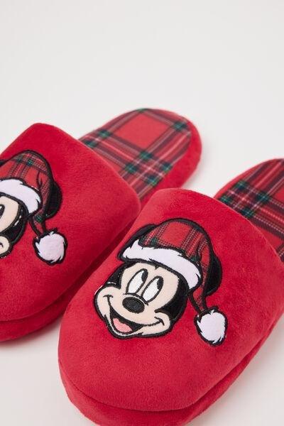 Red Disney Mickey Mouse Slippers, 5701_213Y, large image number 2