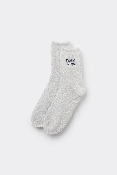 White Short Cotton Socks, 5701_928Y, large image number 0