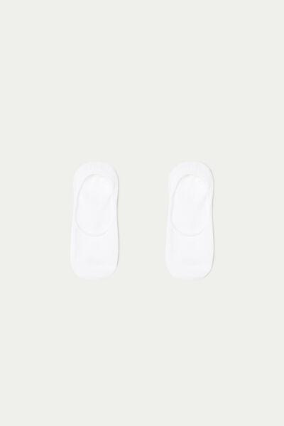 Multicolour No-Show Socks, Set Of 5, White, large image number 4