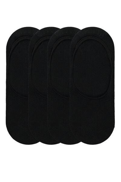 Multicolour No-Show Socks, Set Of 5, , large image number 2