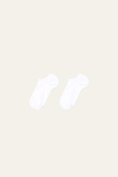 White Plain Ultra Short Socks, Set Of 5, , large image number 4