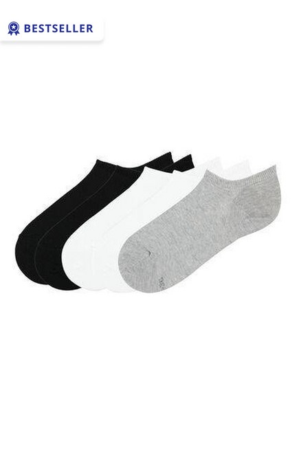 Tezenis - Multicolour Fleece Short Cotton Socks, Set Of 5
