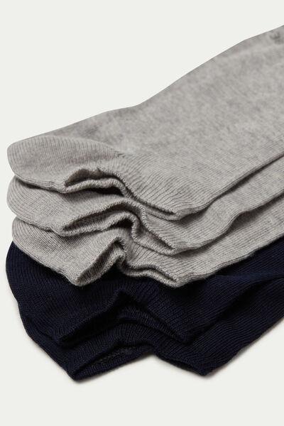 Multicolour Short Cotton Socks, Set Of 5, , large image number 3