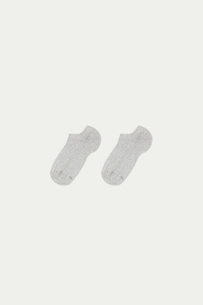 Multicolour Short Cotton Socks, Set Of 5, Grey/blue, large image number 6