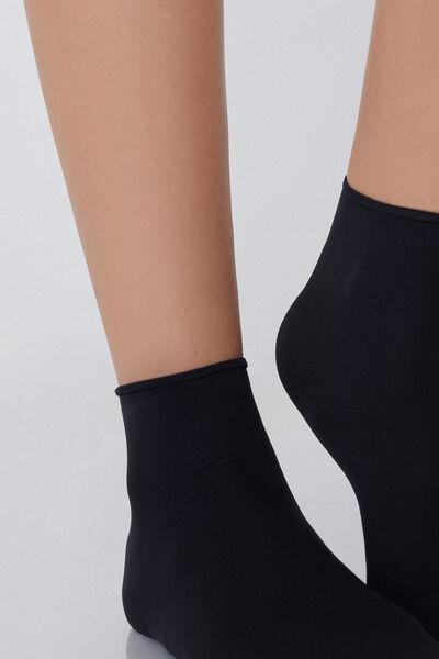 جوارب من الأليا" الدقيقة ناعمة الملمس مقاس 2 × 50 دن ، للنساء, Black, large image number 2