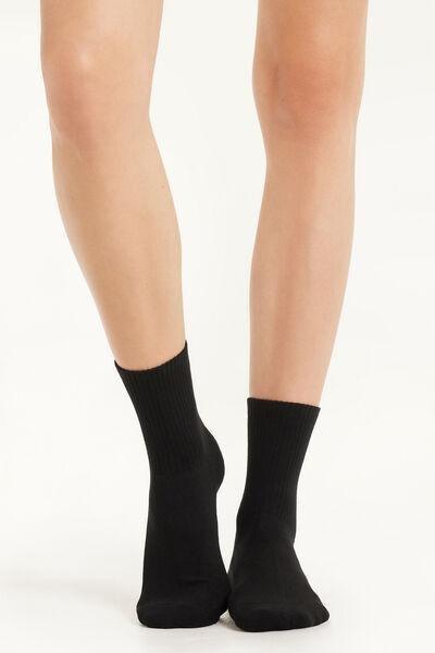 Multicolour Short Sports Socks, Set Of 3, Black, large image number 0