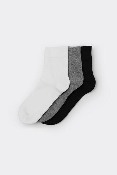 Multicolour Short Socks, Set Of 3, 5701_638Y, large image number 1