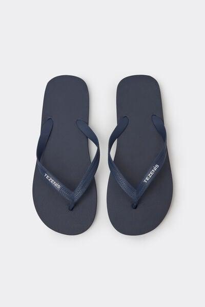 Blue Assorted Patterns Flip Flops, 5701_538Z, medium