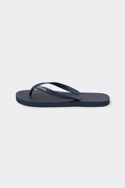 Blue Assorted Patterns Flip Flops, 5701_538Z, medium