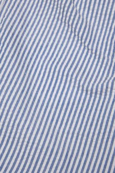 Blue Crinkled Swim Shorts, 5701_509Y, large image number 6