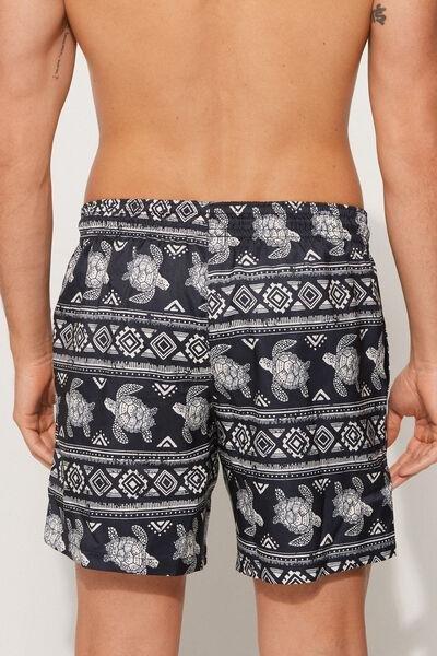 Multicolour Printed Swimming Shorts, , large image number 2