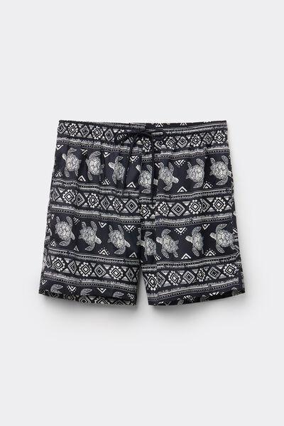 Multicolour Printed Swimming Shorts, , large image number 4