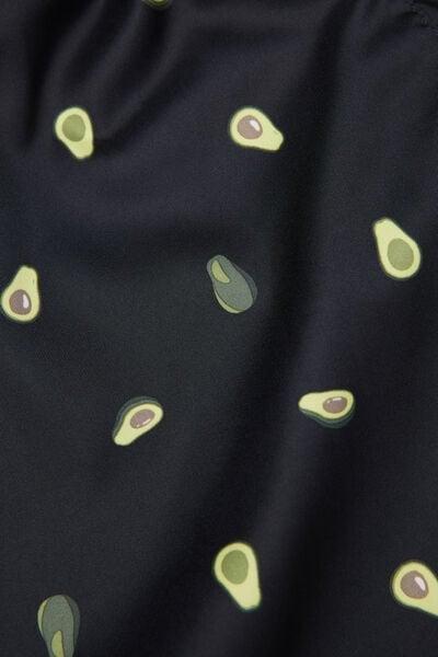 Black Printed Swimming Shorts, 5701_498Y, large image number 5