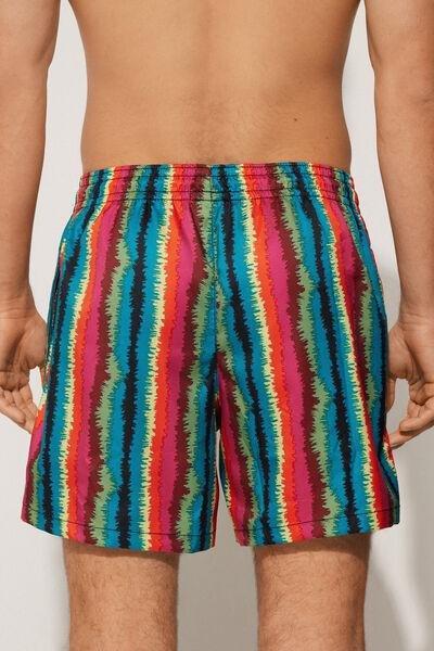 Multicolour Printed Swimming Shorts, , large image number 2