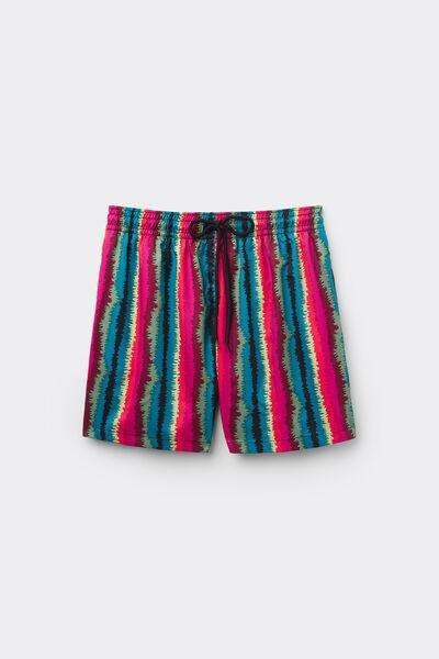 Multicolour Printed Swimming Shorts, , large image number 4