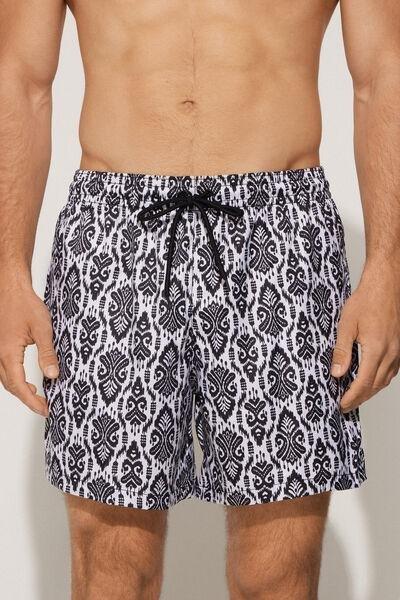 Multicolour Printed Swimming Shorts, , large image number 0