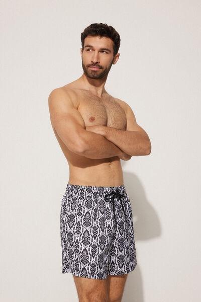 Multicolour Printed Swimming Shorts, , large image number 1