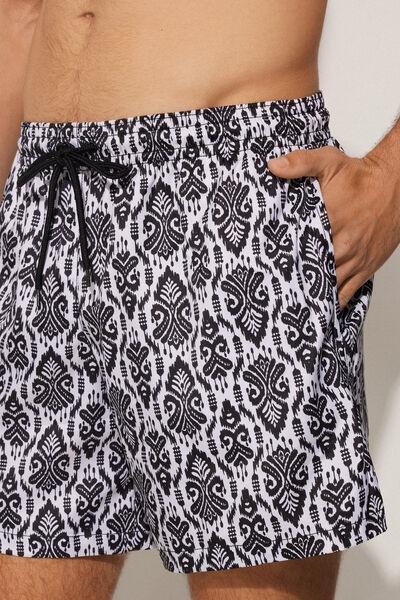 Multicolour Printed Swimming Shorts, , large image number 3