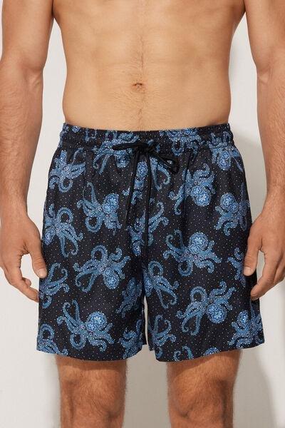 Multicolour Printed Swimming Shorts, , large image number 0
