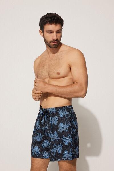 Multicolour Printed Swimming Shorts, , large image number 1