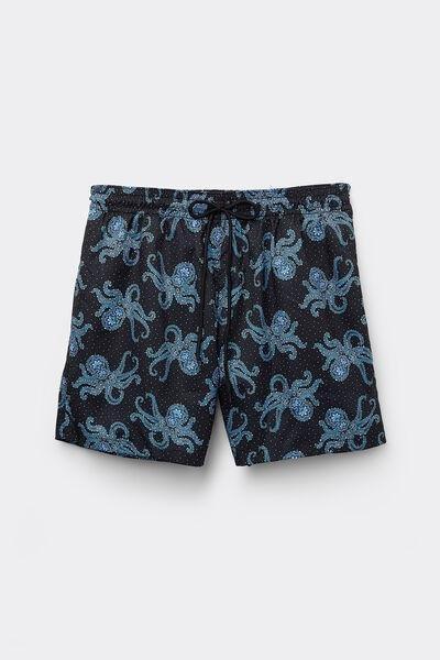 Multicolour Printed Swimming Shorts, , large image number 4