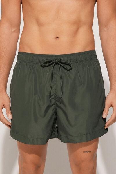 Green Basic Swimming Shorts, , medium