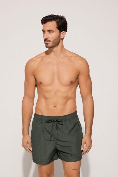 Green Basic Swimming Shorts, , large image number 1