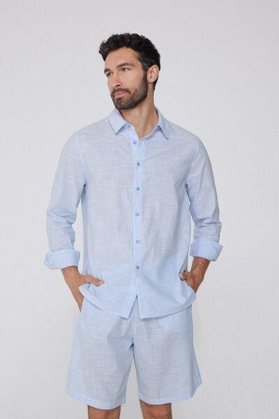 Blue Super Light Long Sleeve Shirt, , large image number 1