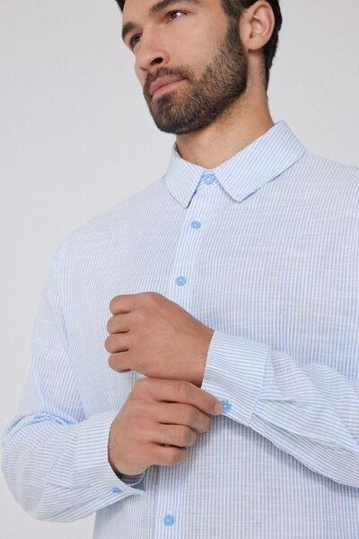 Blue Super Light Long Sleeve Shirt, , large image number 3