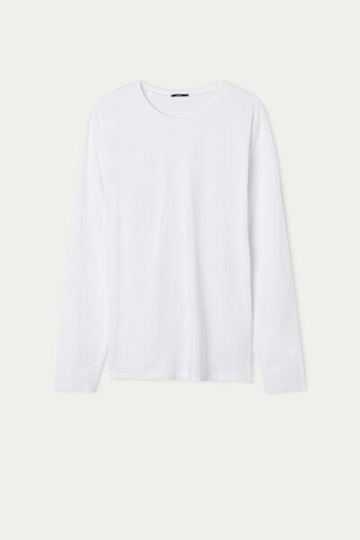 Tezenis - WHITE Long Sleeve Cotton Top