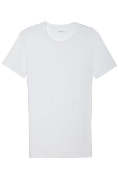 Tezenis - White Stretch Cotton T-Shirt