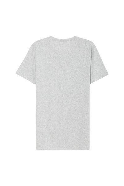Grey Stretch Cotton T-Shirt, , large image number 5