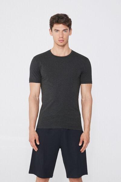 Grey Stretch T-Shirt, , large image number 0